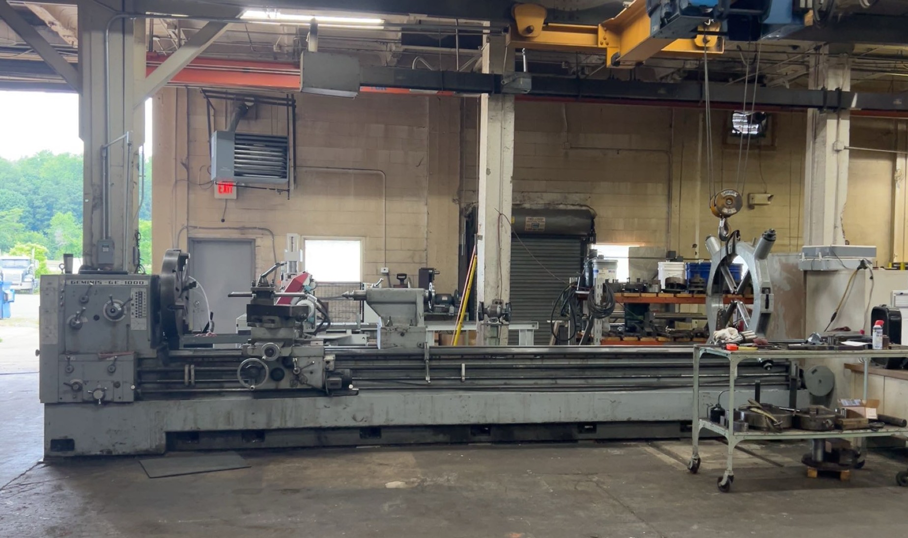 Large manual lathe